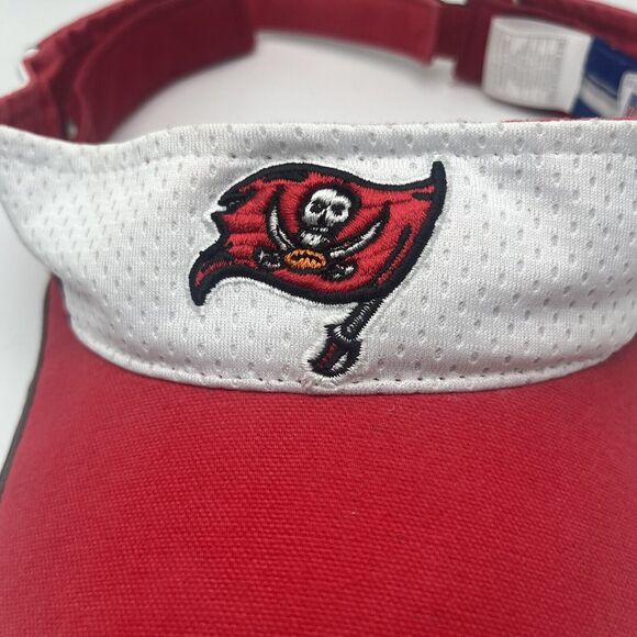 Tampa Bay Buccaneers Sun Visor Reebok NFL Red Adjustable Embroidered Logo OSFA - Picture 5 of 16